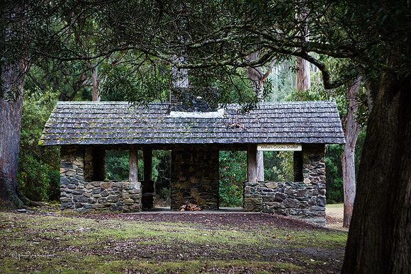 William Crooke Shelter , Russell Falls