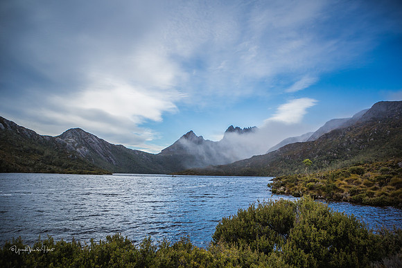Looking across Dove Lake , Cradle Mountain